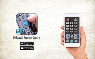 Universal Remote Control TV Affiche