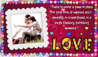 Love Photo Frames Affiche