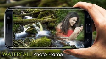 Waterfall Photo Frame Affiche