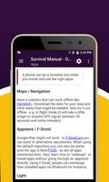 برنامه‌نما Survival Manual - Offline عکس از صفحه