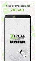 Coupon and Offers for Zipcar - Car Rental Plakat