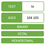 Convertidor ASCII icono