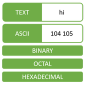 ASCII Converter آئیکن