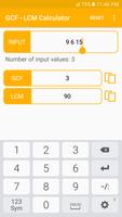 برنامه‌نما GCF - LCM Calculator عکس از صفحه