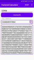 Factorial Calculator Ekran Görüntüsü 2