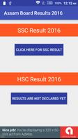 Assam Board Results 2016 poster