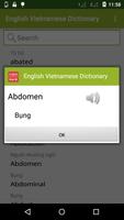 برنامه‌نما English Vietnamese Dictionary عکس از صفحه