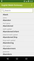 English to Welsh Dictionary पोस्टर