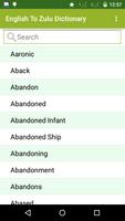 English to Zulu Dictionary ภาพหน้าจอ 3