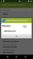 English Belarusian Dictionary capture d'écran 1