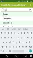 English to Cebuano Dictionary Affiche