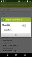 English to Haitian Dictionary تصوير الشاشة 1