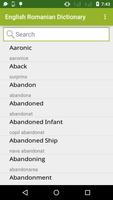 English to Romanian Dictionary โปสเตอร์