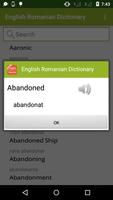 English to Romanian Dictionary captura de pantalla 1