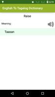 Tagalog to English Dictionary 截圖 3