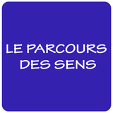 LES PARCOURS DES SENS Zeichen