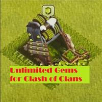 Unlimited Gems for Clash of Clans Affiche