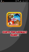 1 Pic 1 Word : Animals Quiz poster