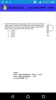 Soal UN Matematika SMA capture d'écran 1