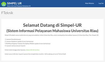 Sistem Informasi Pelayanan Mahasiswa Screenshot 2