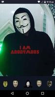 Anonymous Mask Camera Affiche