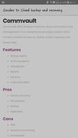 Guides to Cloud backup and recovery captura de pantalla 2