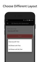 Device Art Generator with Text capture d'écran 1
