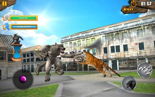 WereWolf Attack: City Survival Simulator 3D Cartaz