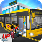City School Bus Conduite 2017:Parking Simulator 3D icône