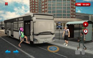 City School Bus Driving 2017: Parking Simulator 3D اسکرین شاٹ 2