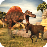 T-Rex Simulator 3D: jeu de survie Dino Attack icône