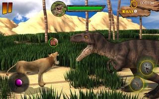 T-Rex Simulator 3D: jeu de survie Dino Attack capture d'écran 2