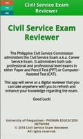 Civil Service Exam Reviewer Affiche