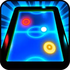 Glow Air Hockey HD APK download