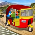 Montaña Sim Ricksh: Uphill Auto Tuk Tuk Rickshaw icono