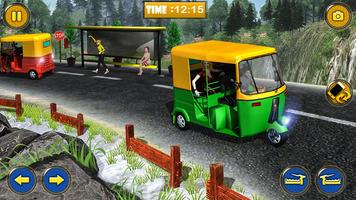 Mountain Auto Rickshaw Driving Simulator Free স্ক্রিনশট 2