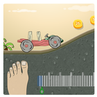 Hill Racing : Stone Age Car Climb icon