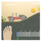 Hill Racing : Stone Age Car Climb आइकन