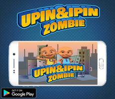 Upin Shoot Ipin vs zombie Affiche