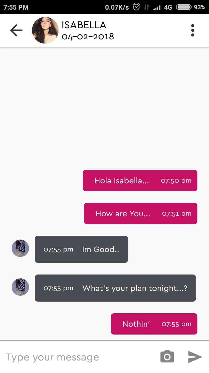 Sexy text chat