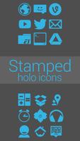 Stamped Holo Blue syot layar 1