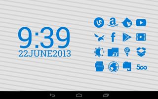 Stamped Blue Icons 截图 3