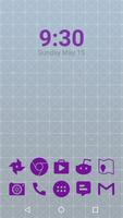 Stamped Purple Icons imagem de tela 2