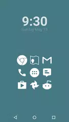Stamped White Icons APK download