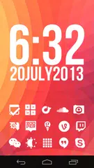 Stamped White Icons APK download