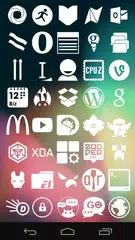 Stamped White Icons APK download