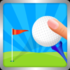 Flick Golf strzelać ikona