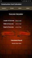 Construction Cost Calculator capture d'écran 2