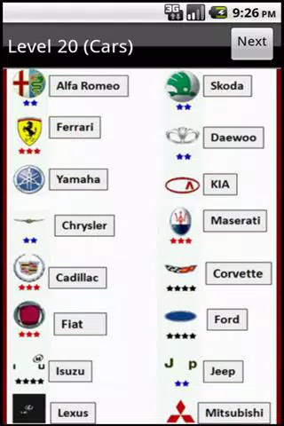 Logo Quiz Ultimate Cars Answers