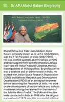 Dr APJ Abdul Kalam Biography স্ক্রিনশট 2